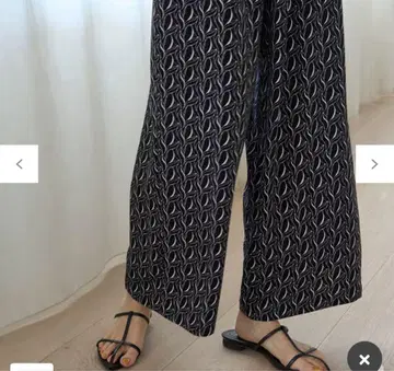 UNFILO () 워셔블 프린트 이지 팬츠