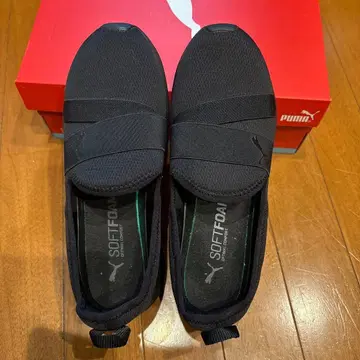 PUMA SOFTFOAM 블랙 슬립온