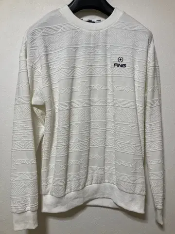 PING 자카드 풀오버 남성용 S 사이즈