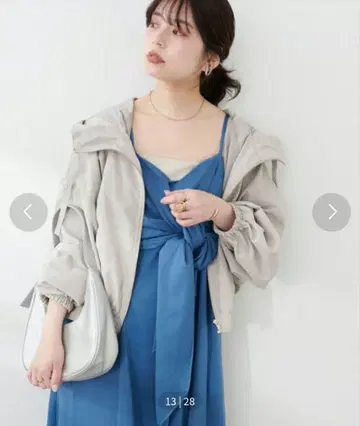 내추럴 꾸뛰르 후드 부착 숏 맘파