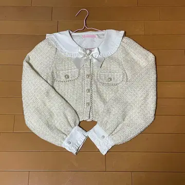 Honey Cinnamon 트위드 자켓