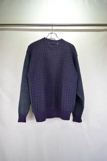 구제 의류 디자인 프린트 울 니트 스웨터 패턴 니트 빈티지 80s 90s