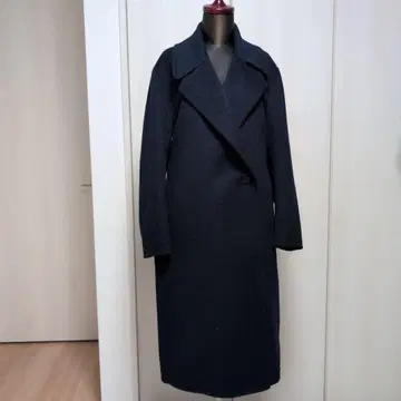 UNIQLO x C 더블 페이스 랩 코트 네이비 M 사이즈 빅