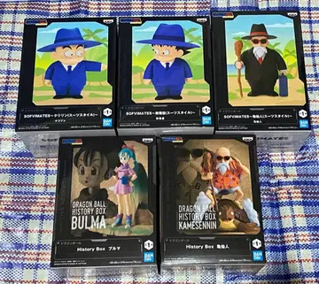 드래곤볼 History Box SOFVIMATES 피규어 5체 세트
