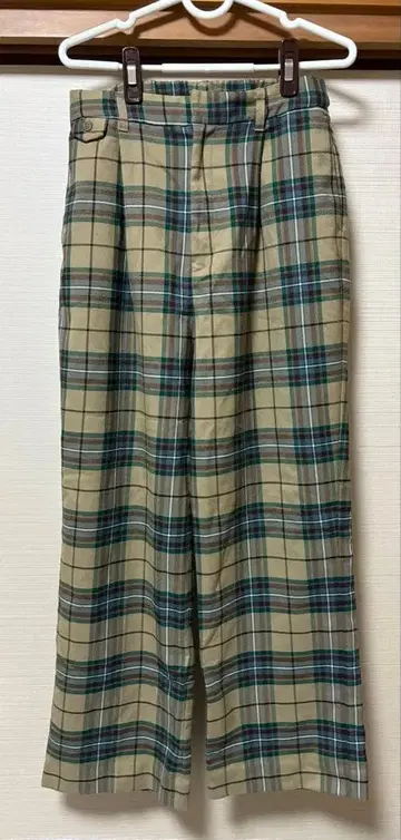 니코앤드 체크 팬츠 L 사이즈