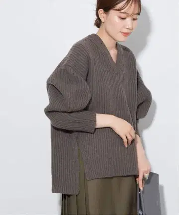 [ JANE SMIT/별주 5G RIDGE V-NECK 니트 ]