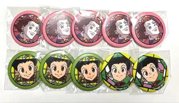 HUNTER x HUNTER 와시 캔뱃지 오리기 묶음 판매 히소카 곤