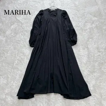 MARIHA 마리하 원피스 블랙 드레스 긴팔 퍼프 슬리브