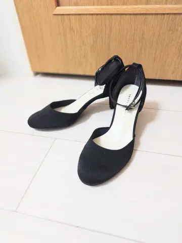 2WAY 시어 리본 세퍼레이트 스트랩 펌프스