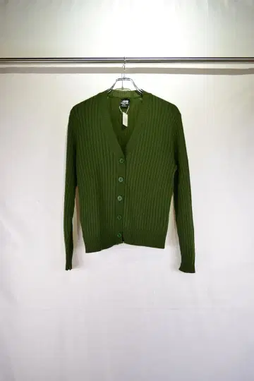 구제 폴리울 라이트 가디건 빈티지