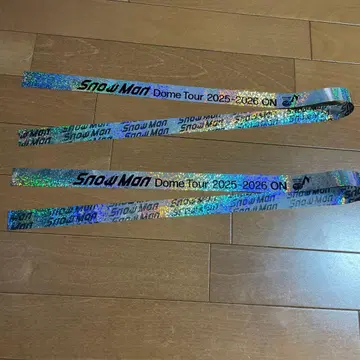 Snow Man Dome Tour 2025-2026 은색 테이프 2개