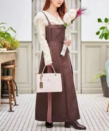 & chouette 라메 비쥬 숄더백