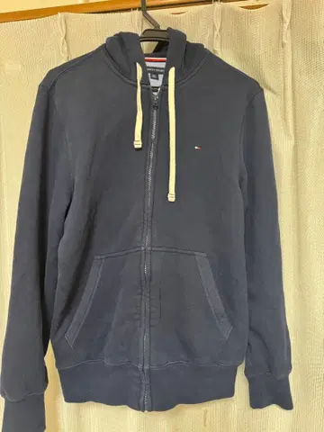 Tommy Hilfiger 네이비 집업 후드티