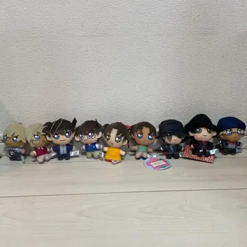 [ 인기 상품 ] 명탐정 코난 봉제 인형 9체 세트