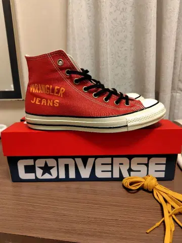 CONVERSE WRANGLER JEANS 콜라보 레드 하이컷