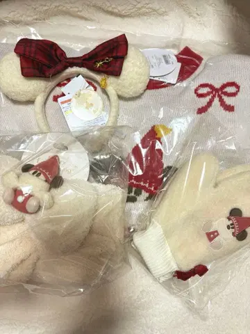 릴린린 5점 스웨터/머리띠/숄더백/미튼/머플러