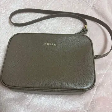 FURLA 가죽 숄더백 베이지