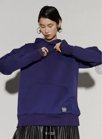 UN3D. 스퀘어 로고 후디