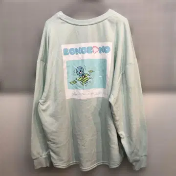 A820 보노보노 트레이닝복 맨투맨 백 프린트 남녀 공용 오버사이즈