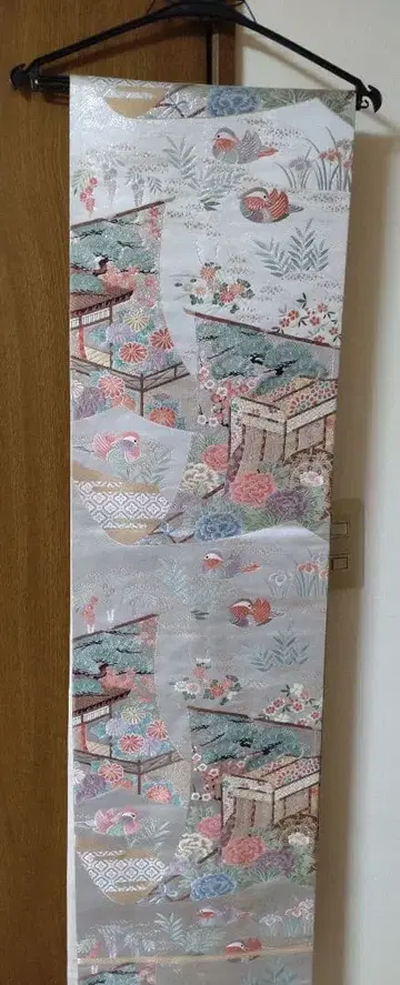 순수 실크 후쿠로 오비