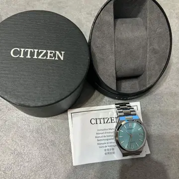CITIZEN 스카이블루 자동 와인딩 새상품급 가격 협상 가능