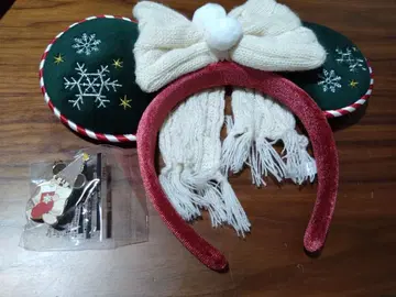 디즈니 크리스마스 머리띠 리루린린 핀 배지