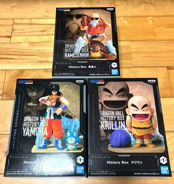 드래곤볼 History Box 무천도사 야무치 크리링 3체 세트