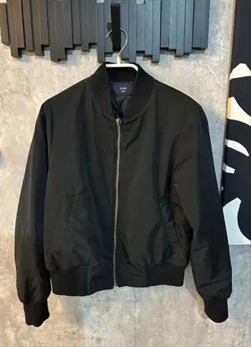 SHIPS 블랙 MA-1 자켓