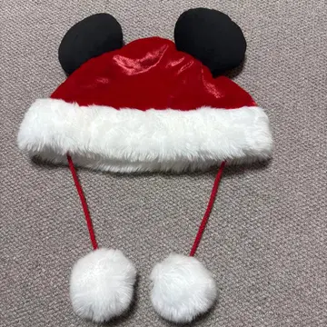 디즈니 미키 산타 캡 모자