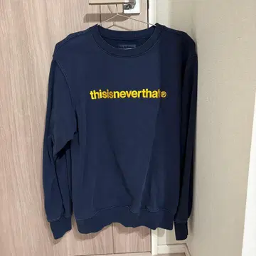 디스이즈네버댓 네이비 트레이닝복 맨투맨 M
