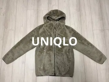 UNIQLO 후드 부착 플리스 자켓
