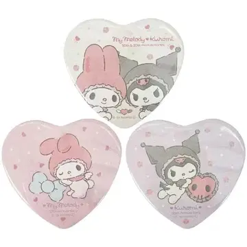 마이멜로디 쿠로미 캔뱃지 3개 세트 한정판 산리오