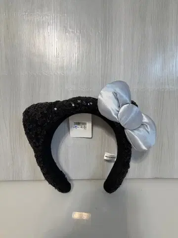USJ 헬로키티 머리띠 스팽글 블랙