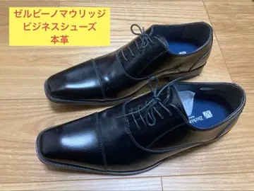 W) 젤비노 마우리지 비즈니스 슈즈 천연 가죽 블랙
