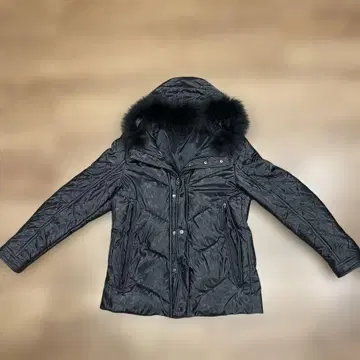 새상품급 다운 자켓 Y2K 짧은 기장 퍼 MALE&CO 광택 다운 자켓