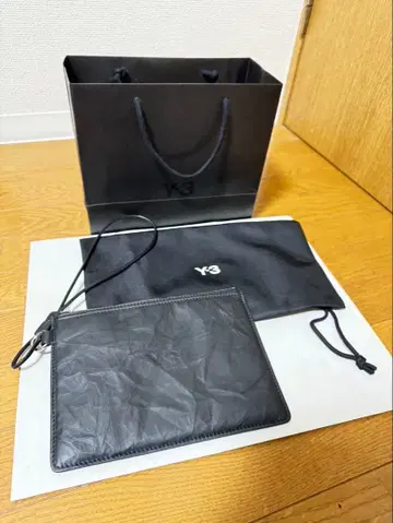 Y-3 POUCH 클러치백 가죽