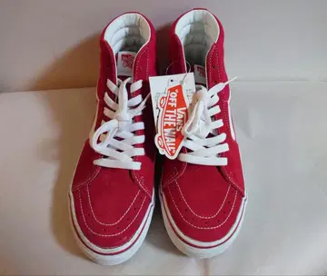 새상품 VANS 하이컷 스니커즈 레드