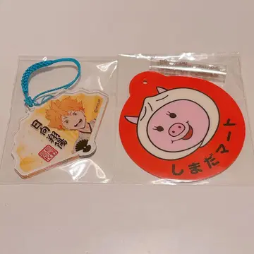 하이큐 교토 히나타 쇼요 아크릴 키링 시마다 마트 고양이   검은 꼬리