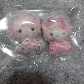 피아노 봉제 인형 마스코트 2개 세트