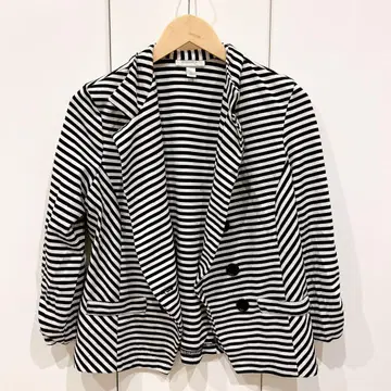 dressbarn 스트라이프 테일러드 자켓 M