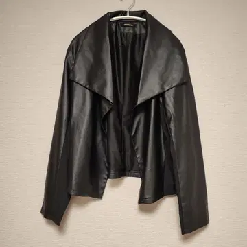 Q10 새상품 Little New York 모드 엘레강트한 가죽풍 자켓