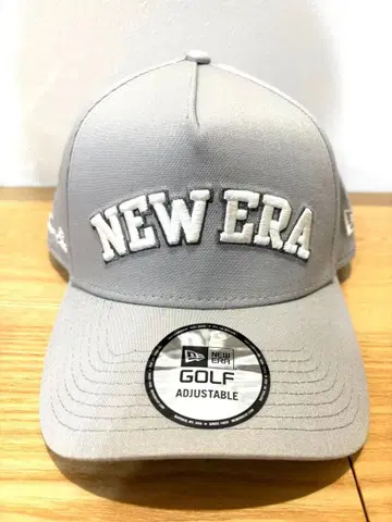 NEW ERA 골프 캡 그레이 조정 가능