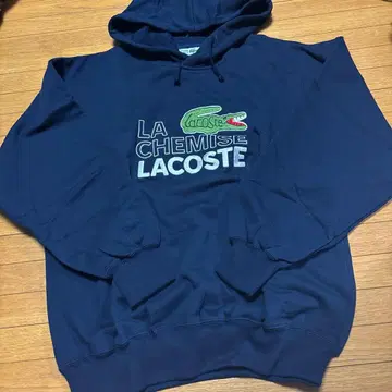 미사용 LACOSTE 네이비 후드티 사이즈 4