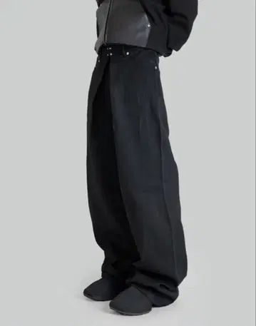 RIGID DENIM WIDE PANTS