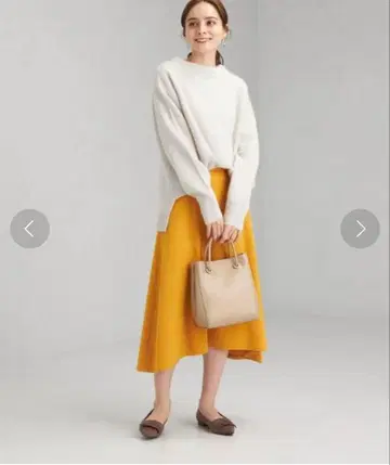 green label relaxing 보틀넥 풀오버 니트