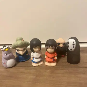 센과 치히로의 행방불명 소프트 비닐 피규어 6개 스튜디오 지브리