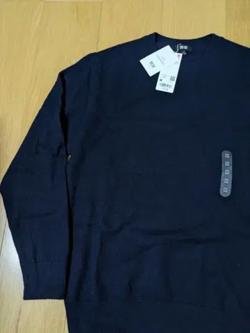 새상품 UNIQLO 유니클로 캐시미어 크루넥 M 네이비