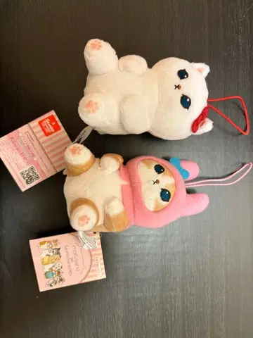 모프 샌드 x 산리오 캐릭터즈 마스코트 봉제 인형 마이멜로디 키티