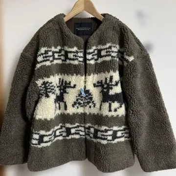 써니클라우드 카우친 보아 자켓 MP 브라운 사만사 모스모스