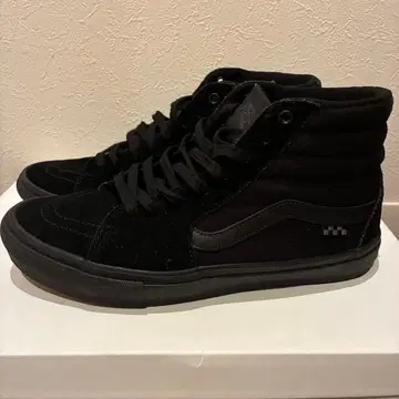 Vans 블랙 하이컷 스니커즈